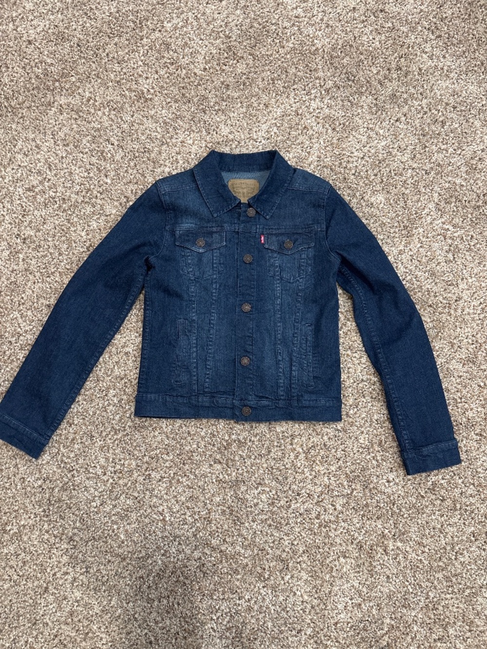 Girls Large Levi Strauss Jean Jacket EUC
